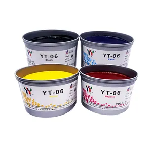High temperature-resistant YT-06 Offset Soy Ink for MELAMINE Foil Paper Yellow