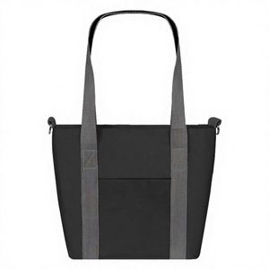 Bolsa de lona grande para mujer con bolsillos, bolso cruzado para portátil, bolso para todo uso diario, bolsos de mano para el trabajo, la playa y el gimnasio. - Product Image 2