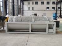 Laveuse rotative industrielle standard grande capacité pour usine de transformation de pommes de terre, équipement de nettoyage pour patates douces