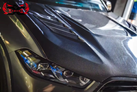 Capó de Fibra de Carbono de Alta Calidad, Estilo AE, Cubierta del Motor, Compatible con BMW X5M F95 X6M F96 X5 G05 X6 G06 M Power Body Kit