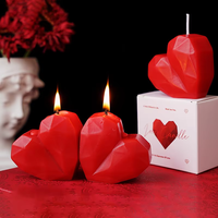 Premium LE204 Handgemachte herzförmige Sojawachs-Duft kerzen | Romantisches Aroma für Valentinstag, Hochzeiten & Party geschenke
