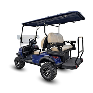 Quadricycle électrique HLD <span class=keywords><strong>4</strong></span> places avec auvent et coffre de chargement, moteur AC 60V 3.5KW, buggy électrique de chasse pour chariot de <span class=keywords><strong>golf</strong></span> - Product Image 2
