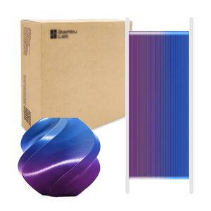 ไส้พิมพ์ 3 มิติ แบบ PLA ผสมใยไผ่ หลายสี ขนาด 1.75 มม. รองรับการจดจำ RFID อัจฉริยะ สีไล่ระดับเงางาม สำหรับ X1/P1/AMS - Product Image 1