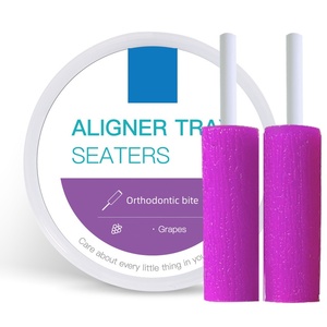 Correction des dents orthodontique bâton à main Chewie aligneur sièges Silicone aligner Chewies avec bâton de poignée <span class=keywords><strong>pour</strong></span> aligneurs transparents - Product Image 5