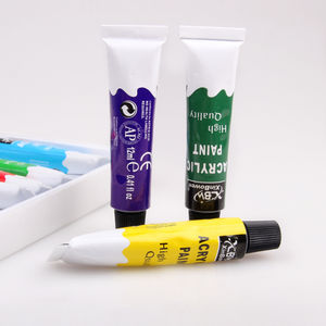 Xinbowen-<span class=keywords><strong>pintura</strong></span> profesional sobre <span class=keywords><strong>ropa</strong></span> de pared, 12 colores, 12 ml, <span class=keywords><strong>pintura</strong></span> acrílica no tóxica con pincel - Product Image 5