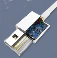 Câble de données USB Micro A vers 30 broches pour téléphone 4 4s, pour iPad, pour iPod 2 3, cordon de charge rapide pour téléphone