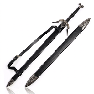 Réplica de la Espada Plateada de Geralt de Rivia de la Serie III Wild Hunt, Fabricada en Aleación de Zinc, 50-127 cm, para Niños de 8 a 13 Años - Product Image 1