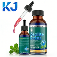Gouttes liquides de zéolite naturelle |   Soutien minéral de qualité alimentaire pour la détoxification quotidienne et l'élimination des métaux lourds |   Formule de nettoyage cellulaire