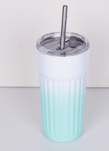 Vente en gros OEM de gobelets isothermes en acier inoxydable à double paroi, sans BPA, couleur Graduate, 590 ml - Product Image 5