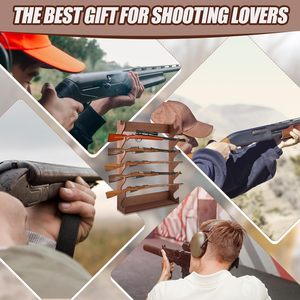 Giá để trưng bày súng ngắn và súng trường bằng gỗ tùy chỉnh chất lượng cao, dùng làm giá trưng bày súng trường bằng gỗ - Product Image 2