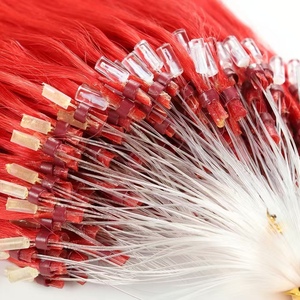 Extensiones de Cabello Humano Natural con Punta Plana de Queratina, Doble Trama, Color Rojo Rubio, Calidad de Salón, Venta al Por Mayor, Proveedor de Cabello con Micro Enlaces - Product Image 5