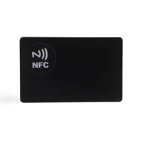 Carte mate programmable de PVC de blanc de pleine carte de NFC avec l'impression UV de logo