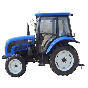 Pelouse agricole d'occasion bon marché 9.5 24 pneus rétrocaveuse électrique 4X4 Mini 4Wd chargeuse frontale compacte tracteurs à vendre