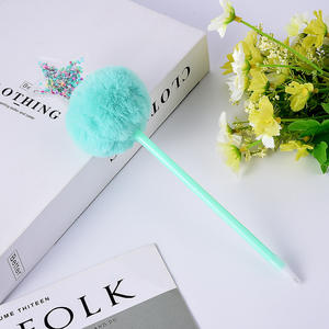 Bonvada Creative Cute Furry Candy Colored Plastic Plush <b>Ballpoint</b> <b>Pen</b> - Product Image 4