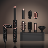 [MOQ 500] Brosse Soufflante Professionnelle 7-en-1 Multi-Styler OEM ODM pour Salon, Sèche-Cheveux et Fer à Boucler à Air Chaud BLDC, Vente en Gros, Marque Privée