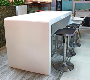 Bàn Và Quầy Bar Du Thuyền Đá Bề Mặt Rắn Chống Cháy - Product Image 2