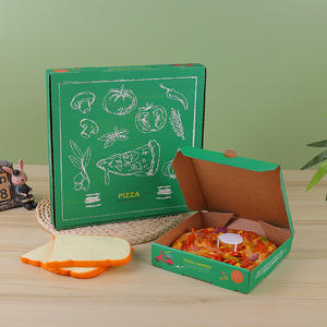 Emballage pour la restauration rapide, boîte en carton ondulé, boîte en kraft pour <span class=keywords><strong>pizza</strong></span>, boîte en papier kraft pour <span class=keywords><strong>pizza</strong></span>, boîte alimentaire pour <span class=keywords><strong>pizza</strong></span> - Product Image 4