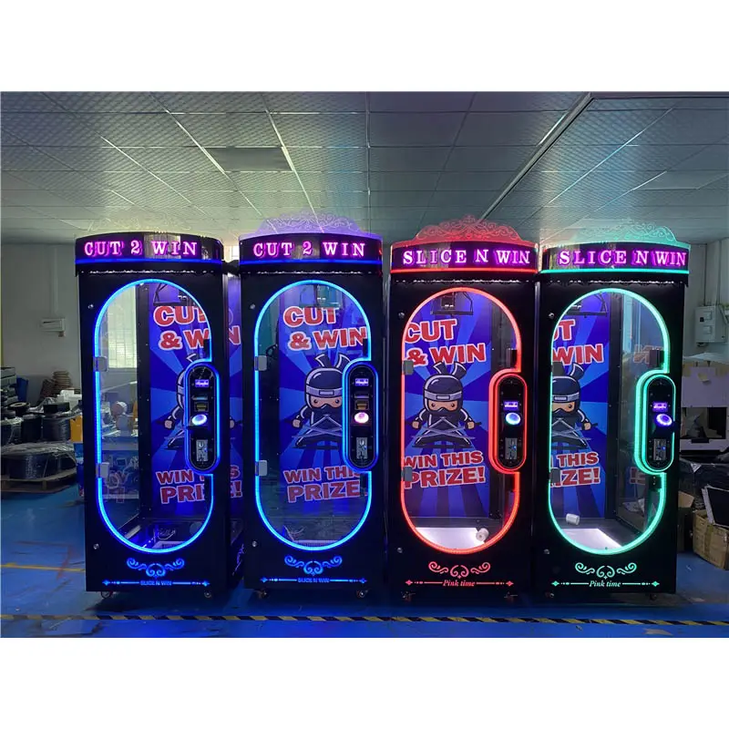 Indoor Amusementsprijs Gesneden Om De Muntautomaat Van De Arcade-Game Te Winnen, Een Roze Date Cut-Speelgoedmachine