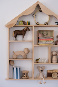 Estante Montessori de Madera de Pino Macizo, Estante de Exhibición de Libros de Juguete para Habitación de Niños, Estante Montado EN LA Pared - Product Image 3