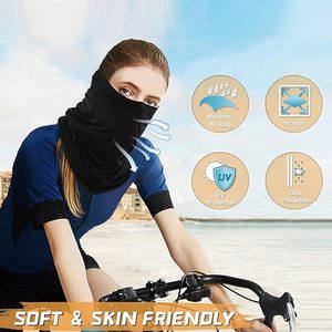 Custom Logo Sun Cooling Scarf Gator Cover Head for Men Women Face Mask Sport <strong>Neck</strong> <strong>Tube</strong> Gaiter <strong>Bandana</strong> - Product Image 3