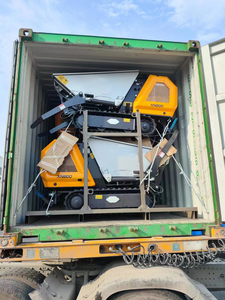 Brouette de transport de jardin <span class=keywords><strong>Mini</strong></span> Dumper hydraulique <span class=keywords><strong>Pelle</strong></span> à chargement automatique Dumper chenillé neuf d'occasion - Product Image 2