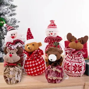 Gratis Pengiriman US UK Kurcaci Natal Tidak Ada Wajah Elf Boneka Natal Ornamen Meja Berdiri Natal Perlengkapan Dekorasi Natal