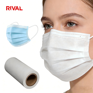 ISO9001 医疗级高克重柔软聚丙烯 SMS 涤纺熔喷无纺布卷材 RIVAL 品牌 Reicofil 5 结构 - Product Image 1
