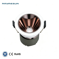 Nuevo Downlight LED Redondo de Aluminio Leimai para Techo Empotrado, 7w 12w 24w 40w, para Proyectos Hoteleros en Interiores