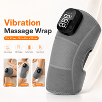 Nouveau Masseur Électrique Chauffant 2026 pour Genoux, Épaules et Coudes avec Vibration, Contrôle Tactile et Fonction Lumineuse pour Soulager les Douleurs Articulaires