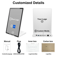 Kiosque de rétroaction client en forme de L avec tablette Android pour enquêtes et évaluations de service – Terminal de bureau