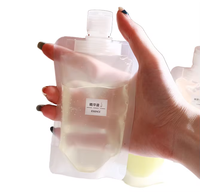 Pochettes à bec verseur transparentes givrées de qualité alimentaire jetables de 30 ml, 50 ml et 300 ml pour l'emballage de liquides tels que le café, le jus et le cold brew