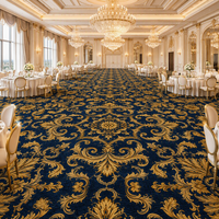 Moquette murale sur mesure en nylon Axminster 12 mm pour salle de bal d'hôtel
