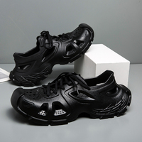 Chaussures de marche d'extérieur légères et respirantes pour hommes, modèle 2025 Paris, en EVA, à semelle épaisse, amorties, antidérapantes, style mocassins, pour le printemps et l'été