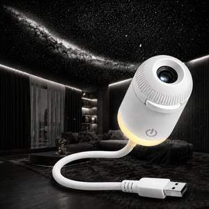 Modern USB <b>Projector</b> Projection Night <b>Light</b> RGB Starry Sky Feature LED Warm White Dimmable Control ABS+Silicone for Home Bedroom - Product Image 1