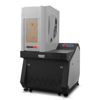 Graveur laser à fibre 3D MOPA 100W 200W 300W avec tête de marquage galvanométrique, machine laser pour métaux fermée, idéale pou