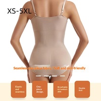 Vente en gros usine Body gainant sans manches en jersey sans couture, effet ventre plat, conception à entrejambe ouvert, pour le post-partum et le remodelage de la taille