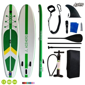 Tabla de <span class=keywords><strong>Paddle</strong></span> <span class=keywords><strong>Surf</strong></span> Inflable para Principiantes, con Tecnología Drop Stitch, Ecológica, Fácil de Equilibrar, Diseño Anti-Vuelco, Diversión Acuática y Recreación - Product Image 2