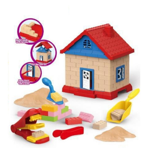 Bricolage en plastique blocs <span class=keywords><strong>de</strong></span> construction petite échelle modèle créatif jouet château <span class=keywords><strong>de</strong></span> <span class=keywords><strong>sable</strong></span> Construction <span class=keywords><strong>sable</strong></span> magique inclus maison <span class=keywords><strong>jeu</strong></span> <span class=keywords><strong>de</strong></span> Construction - Product Image 2