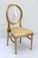Chaise de salle à manger empilable Louis Antique en résine – Mobilier commercial durable et imperméable pour hôtels