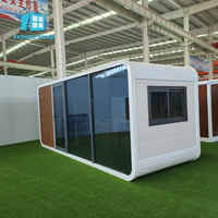 Maison conteneur préfabriquée prête à l'emploi Apple Cabin au design moderne pour usage extérieur (jardin, pod, entrepôt)