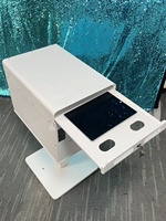 Support d'imprimante métallique compatible avec DNP-DS620 RX1 HITI525, tiroir rétractable pour tablette, équipé d'un verrou, emballage en carton, flight case en option
