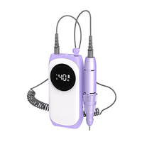 Perceuse à ongles électrique professionnelle 28000 tr/min avec écran LED, sans fil, rechargeable par USB, garantie 5 ans, pour les ongles des pieds