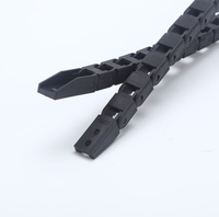 Werkzeug maschinen zubehör Halb geschlossene Kunststoff-Abschlepp tank kette 15x20mm Flexible Kabels chlepp kette