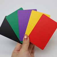 Cartes à puce RFID étanches NFC personnalisables Matériaux en PVC brut coloré pour les promotions publicitaires Produits de contrôle d'accès
