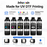Encre UV DTF pour verre, métal, plastique, bois, acrylique, impression par transfert d'autocollants, encre de transfert UV DTF pour tête d'impression Epson I3200 XP600