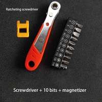 Tournevis à cliquet double face à 36 dents est idéal pour les travaux de réparation dans les zones confinées.