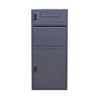 Coffre-fort extérieur à 6 chiffres en métal antivol étanche pour la livraison par la poste et les colis.