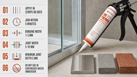 MS Sealant polimer kristal bening KASTAR MS977 untuk aluminium seng baja galvanis Beton batu alami tembaga