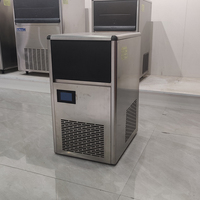 Machine à glaçons automatique commerciale 25 kg/24h, refroidissement par air et eau, pour restaurant, café, bar