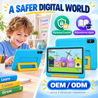 Tablet Anak YPORANGECHENG 10.1 Inci Android 16 Octa Core 16GB RAM 64GB ROM Tablet Edukasi PC OEM Logo Kustom